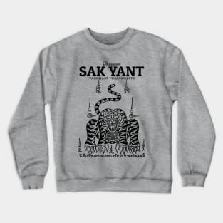 Muay Thai Sak Yant Tiger Crewneck Sweatshirt